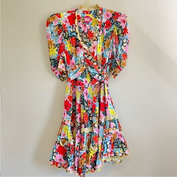 Celia B Aila Floral Tiered Mini Dress - Picture 4 of 9